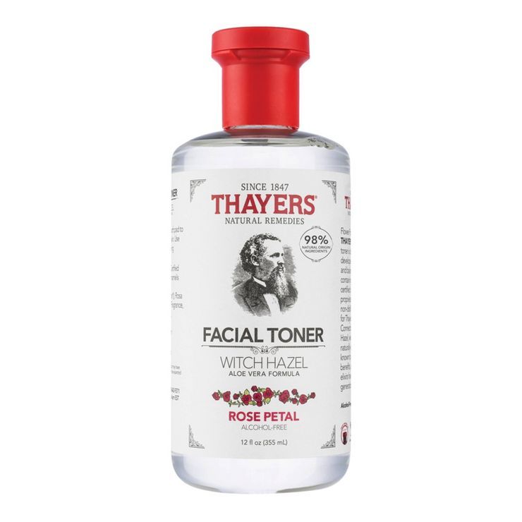 Thayers Natural Remedies Witch Hazel Alcohol Free Toner - Rose Petal - 12 fl oz | Target