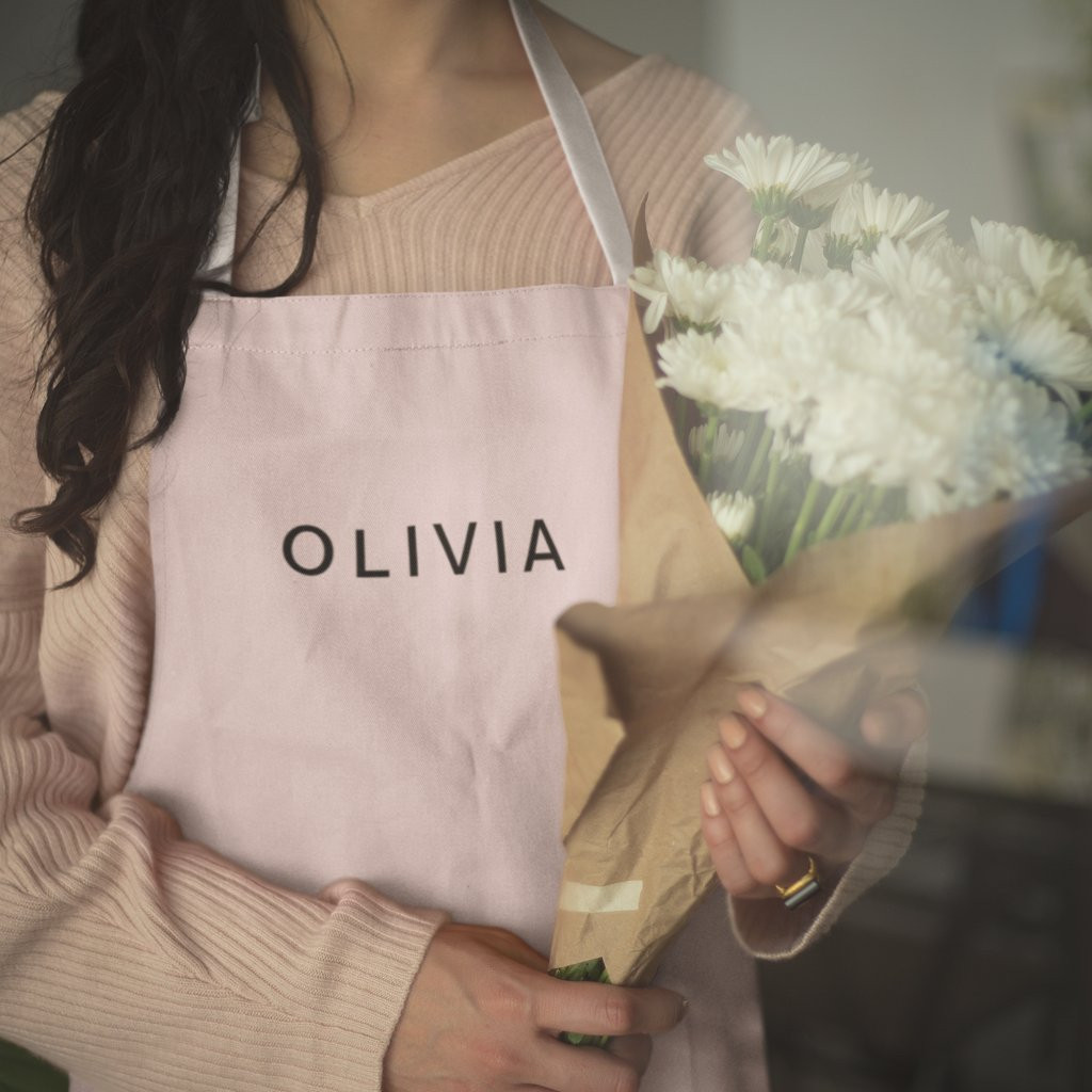 Personalized Pink & Name Monogram | Elegant Custom | Zazzle
