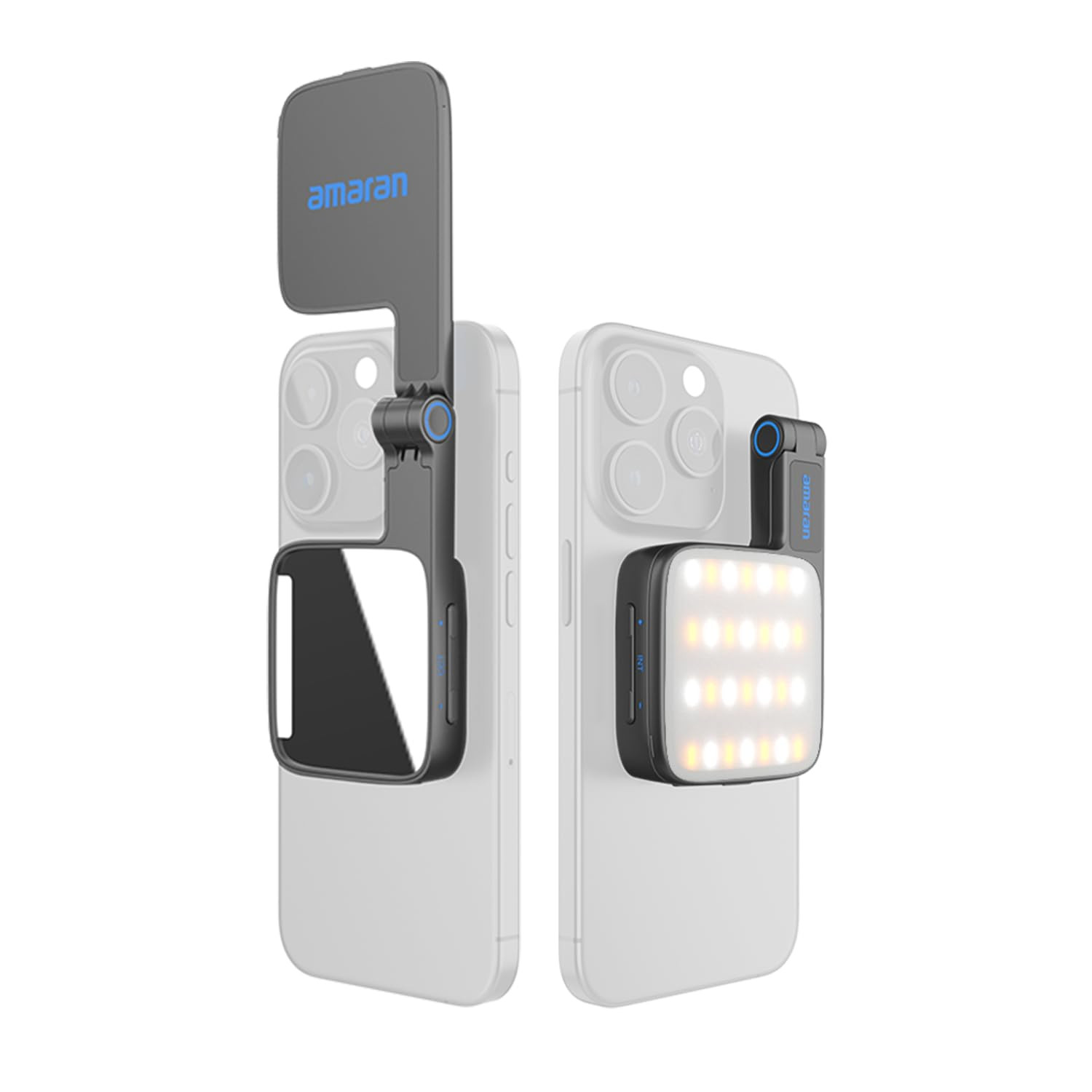 Amaran Go Compatible With MagSafe Mini Phone Light, Rechargeable Portable Mirror LED for Selfie, ... | Amazon (US)