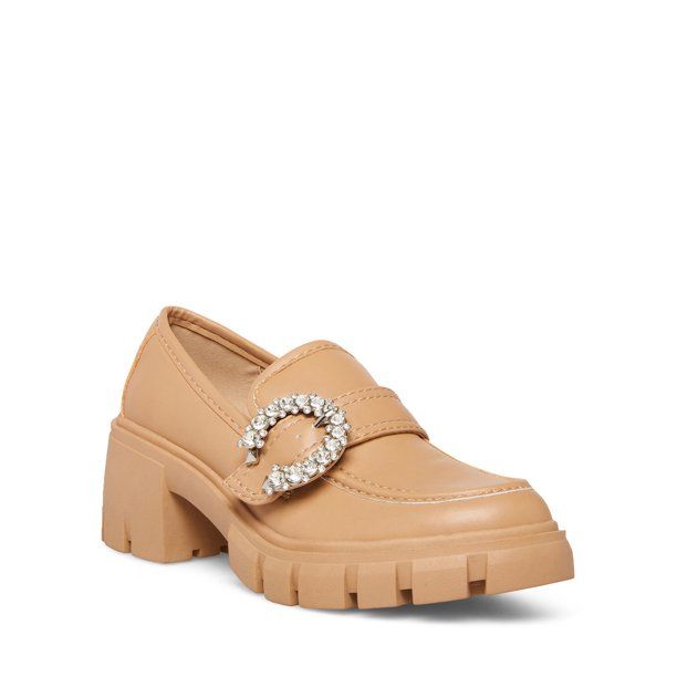 Madden Girl Women's Holiday Embellished Lug Sole Loafer - Walmart.com | Walmart (US)