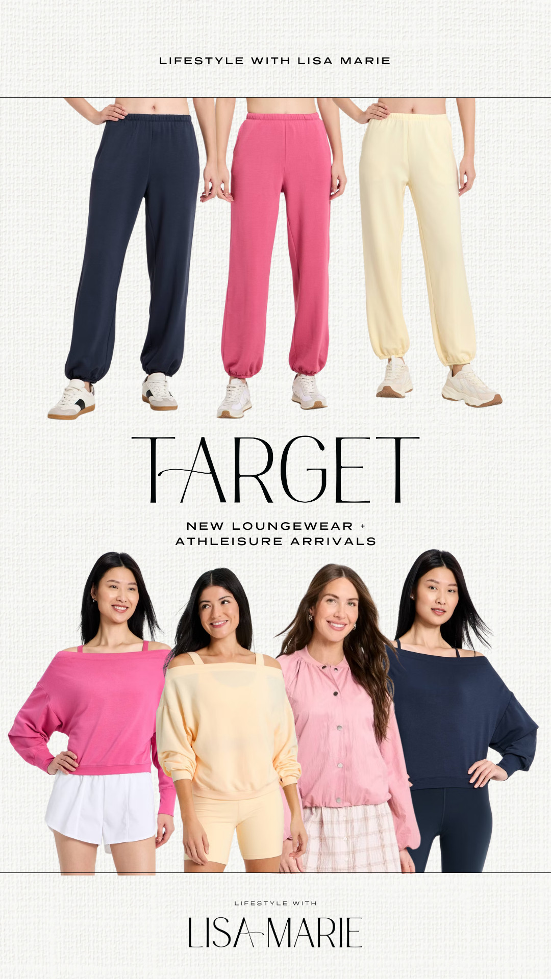 Target new arrivals. Loungewear. Athleisure. Yoga pants. Workout outfits. Off the shoulder sweatshirts. Mom outfits. Activewear. Matching sets. Spring outfits.  

 #LTKootd #LTKActive #LTKPetite
