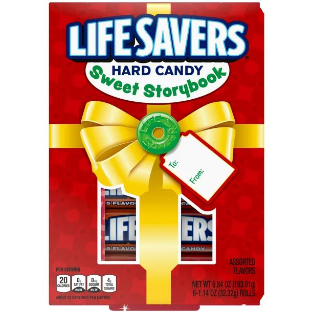 Life Savers 5 Flavors Christmas Hard Candy Storybook Gift Box, 6 Ct - Walmart.com | Walmart (US)