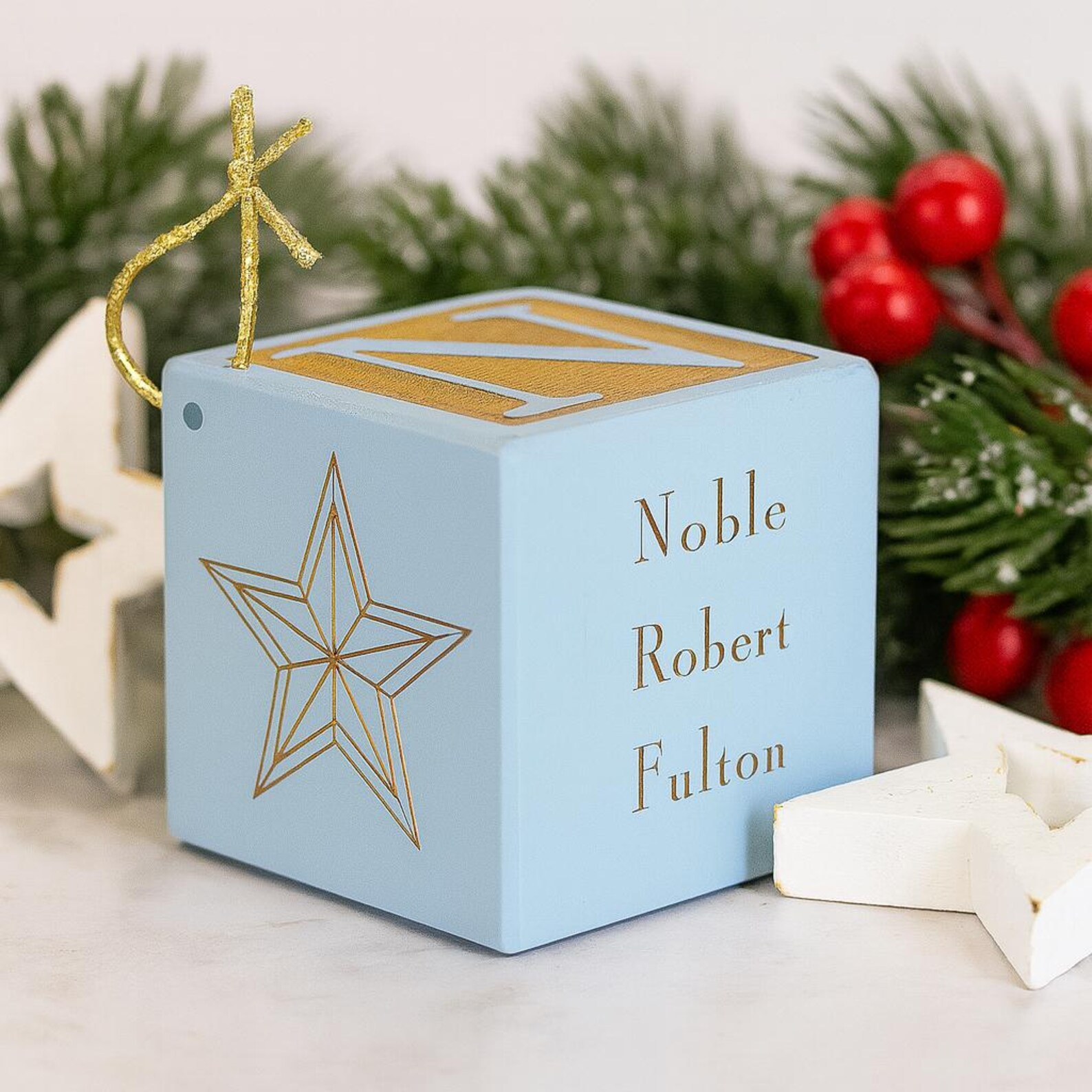 Baby's First Christmas 2025 Ornament -wooden Engraved Maple Block 2'' - Etsy | Etsy (US)