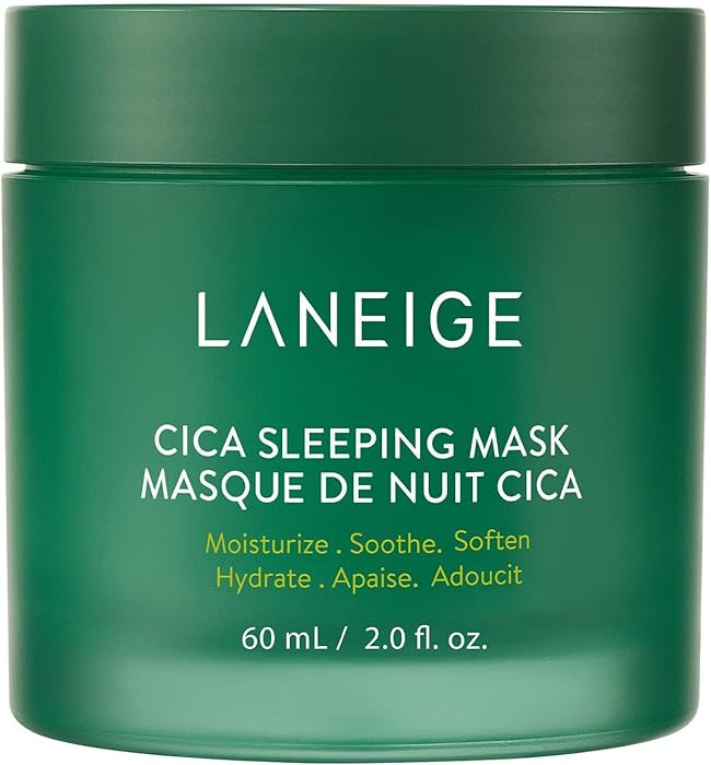 LANEIGE Cica Sleeping Mask: Korean Sensitive Skin Sleeping Mask for Soothing Hydration & Barrier ... | Amazon (US)