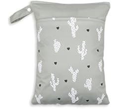 Smarbore Wet Dry Bags for Baby Cloth Diapers & Breast Pump Parts, Waterproof Reusable Wet Bag wit... | Amazon (US)