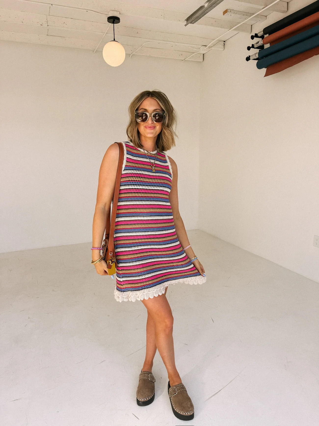 felicity crochet ruffle dress | Etta+East