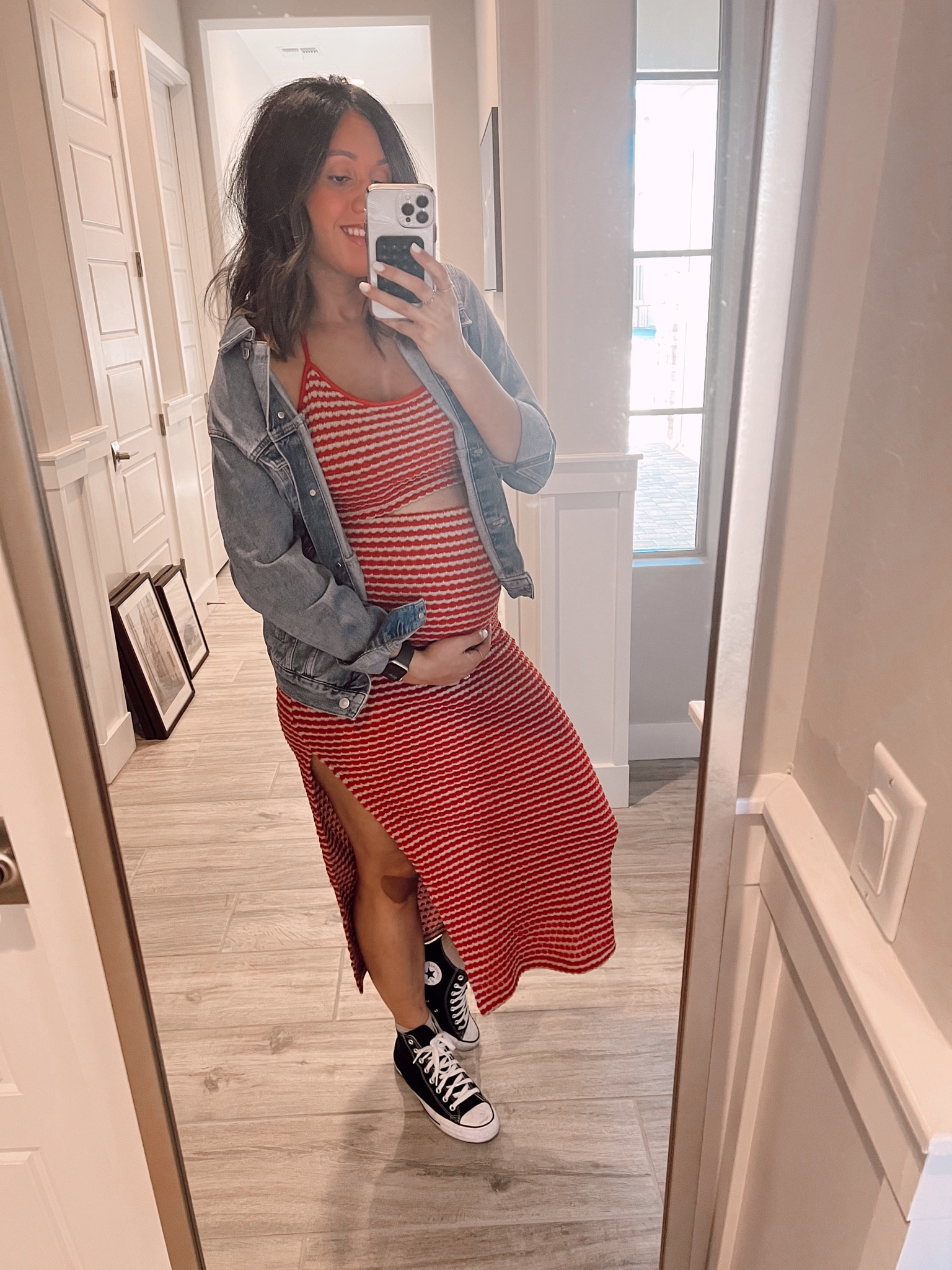 Brunch bump🤪😍 wearing a M in this set! It’s stretchy!!

#LTKstyletip #LTKbump #LTKbaby