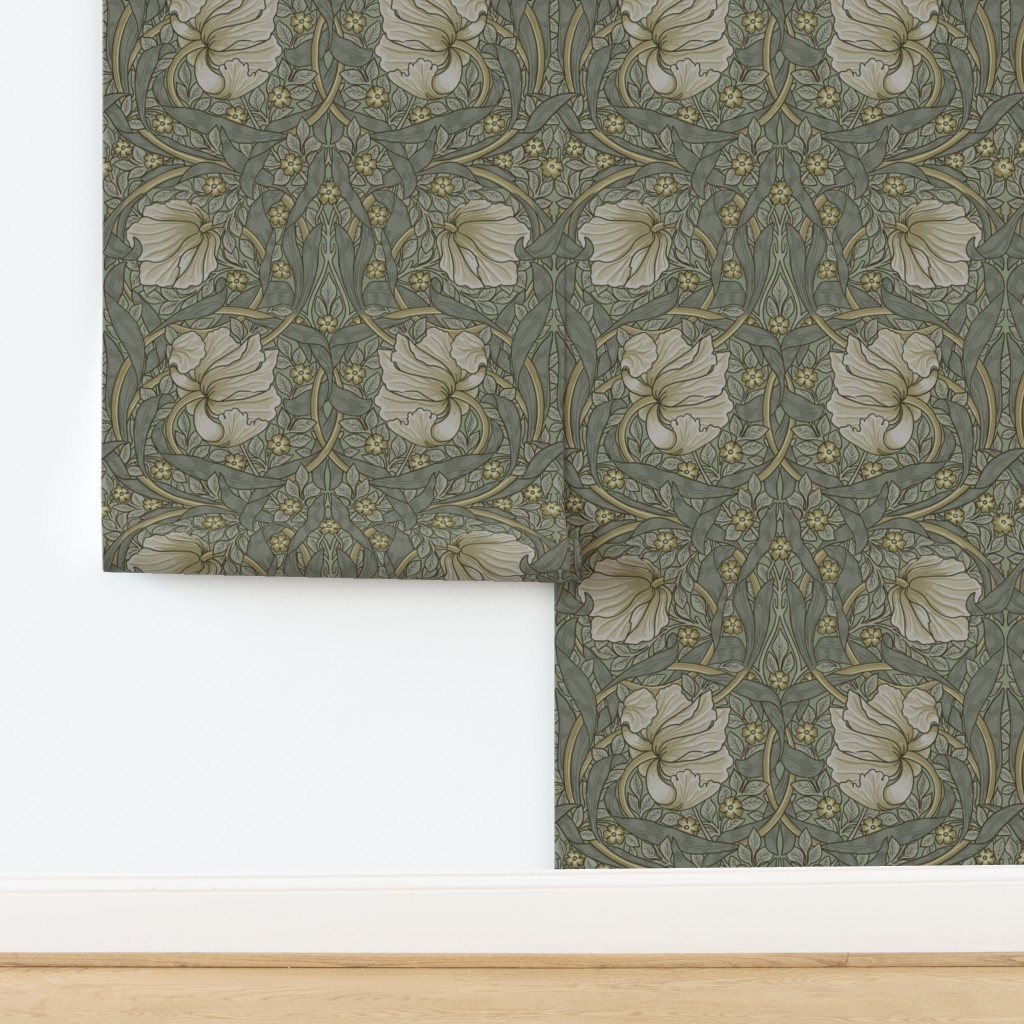 Wallpaper in Pimpernel William Morris Elegant Heritage Glamour editorspickswilliammorris | Spoonflower