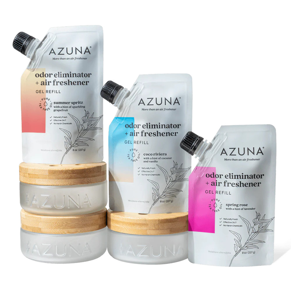 Luxe Glass Odor Eliminator 3 Room Kit | Azuna