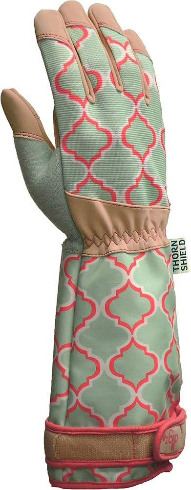 Digz Rose Pruning Vegan Leather Garden Gloves, Long Forearm Protective Cuff with Touchscreen Comp... | Amazon (US)