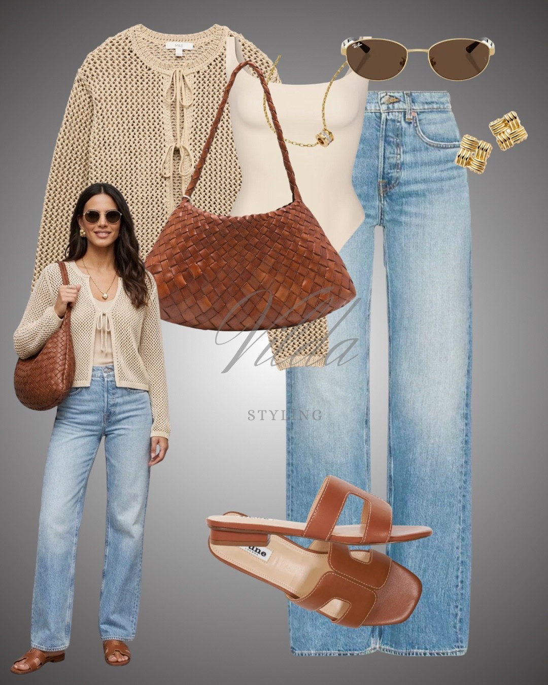 Effortless Coastal Chic 🤍

Neutral layers, airy crochet texture, and timeless denim for the perfect everyday look. Finished with rich cognac woven bag and chic slides for an elevated casual vibe.

#ltkstyle #ltkfashion #coastalachic #neutralstyle #everydayoutfit #casualchic #wovenbag #denimstyle #minimalfashion 

#LTKspringtrends #LTKSeasonal #LTKUK