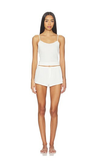 homebodii Pontielle Cami Set in White. - size M | Revolve Clothing (Global)