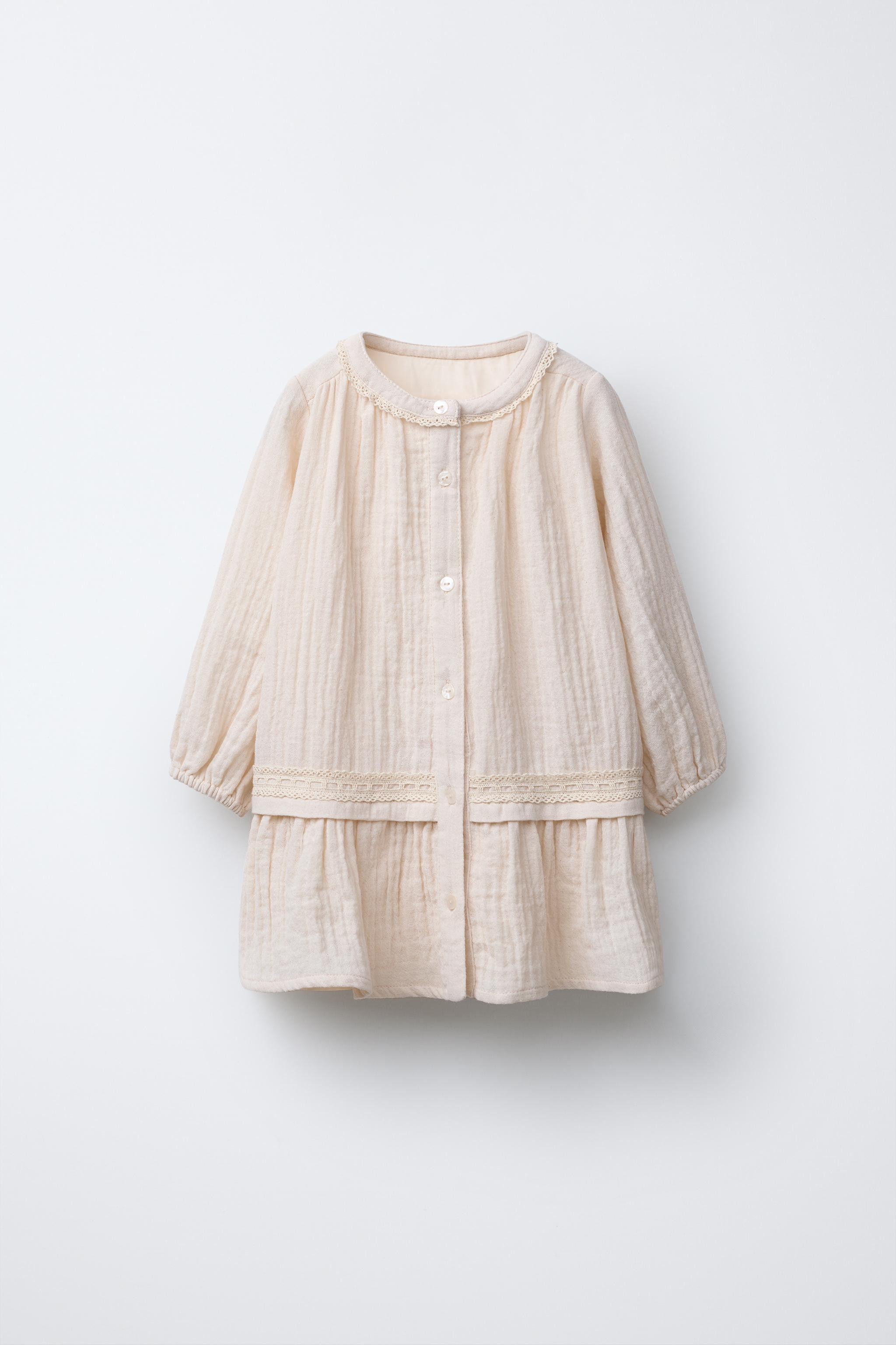 FLOWY TEXTURED DRESS | Zara US