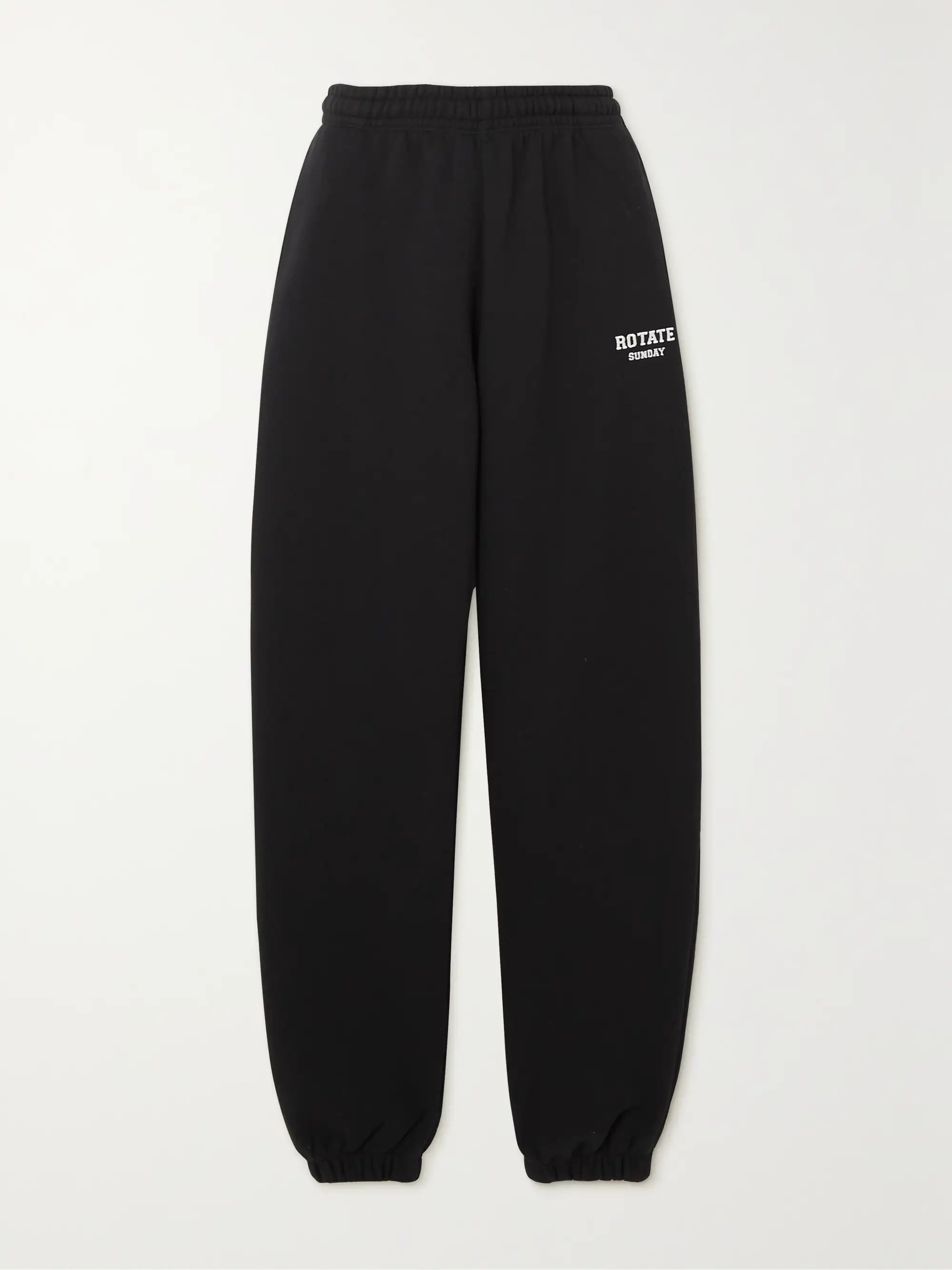 Sunday embroidered organic cotton-jersey sweatpants | NET-A-PORTER (US)
