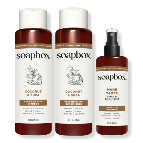 Soapbox Coconut & Shea Deep Moisture Haircare Essentials - 16 oz | Ulta