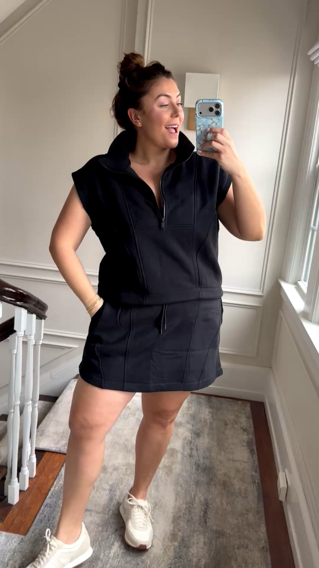 Wearing size 1X in both top & skort - use CARALYN15 for 15% off + free shipping in your first order @Spanx #spanxpartner 

#LTKActive #LTKMidsize #LTKootd