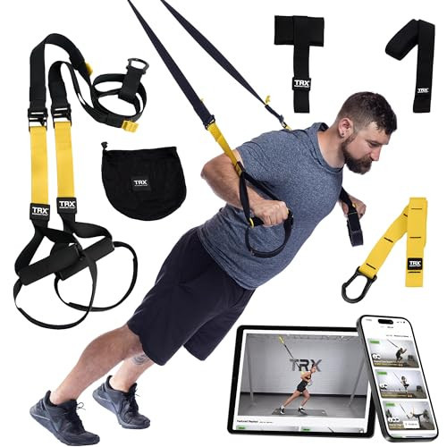 TRX All-in-ONE Suspension Training System: Full Body Workouts for Your Home Gym, Travel, and Outdoors | Includes Indoor & Outdoor Anchors, Workout Guide and Video Downloads | Amazon (US)