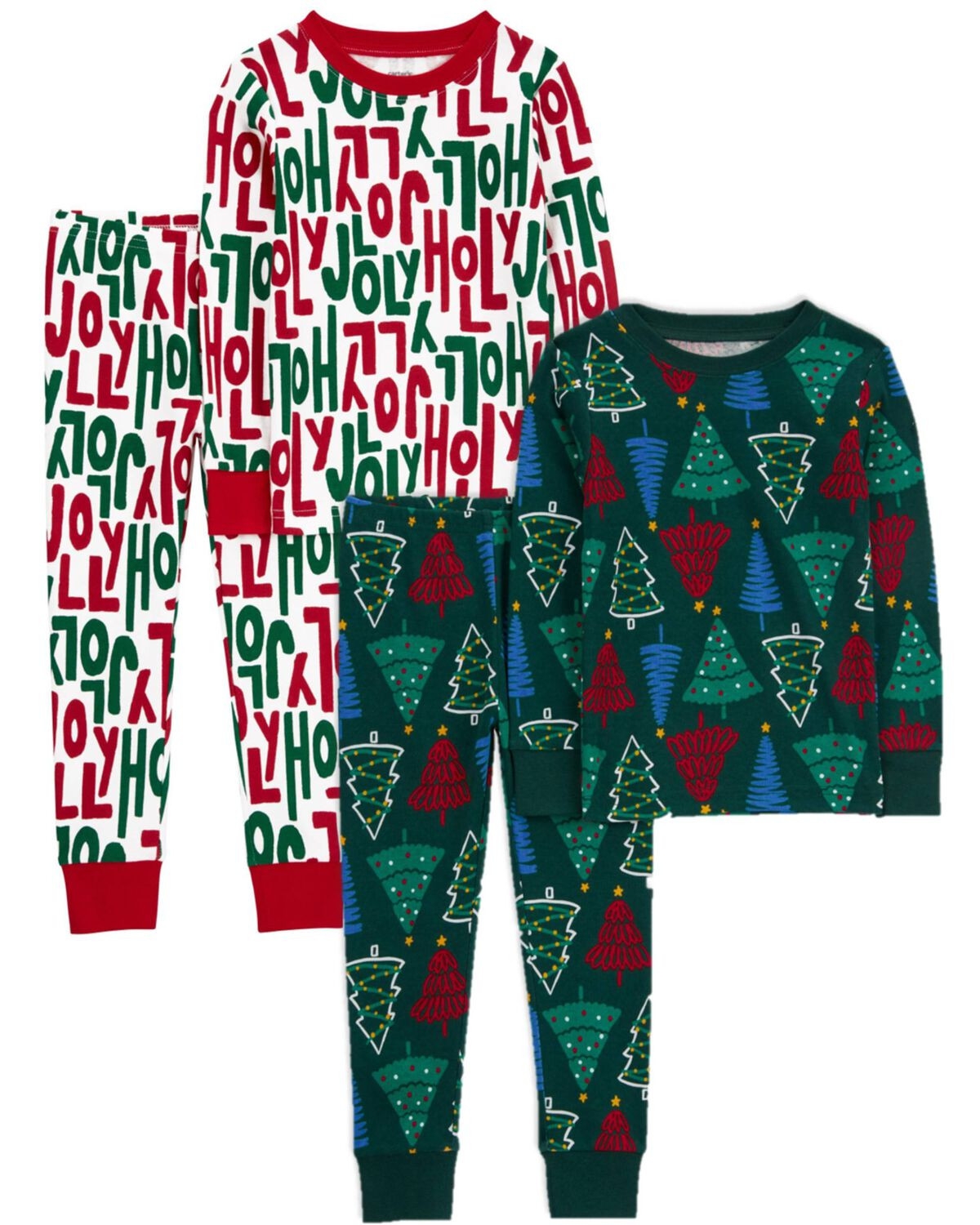 Toddler 4-Piece Christmas 100% Snug Fit Cotton Pajamas | Carter's | Carter's Inc
