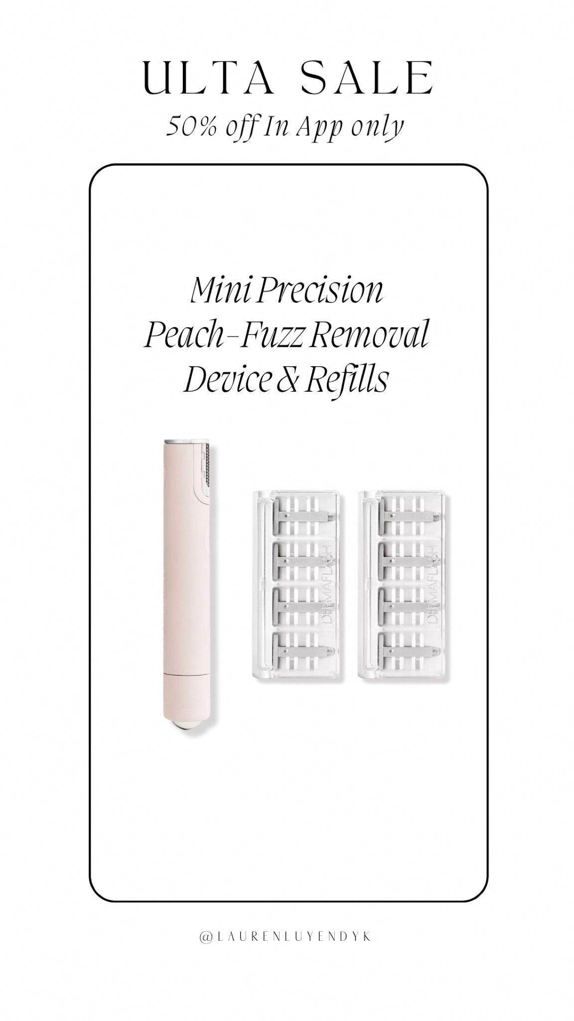 Get 50% off DERMAFLASH products through the Ulta App! No code needed 

#LTKbeauty #LTKFind #LTKsalealert