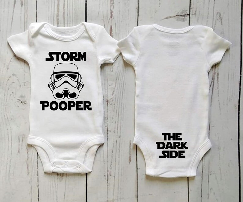 Storm Pooper star Wars® Funny Baby Onesie® - Etsy | Etsy (US)