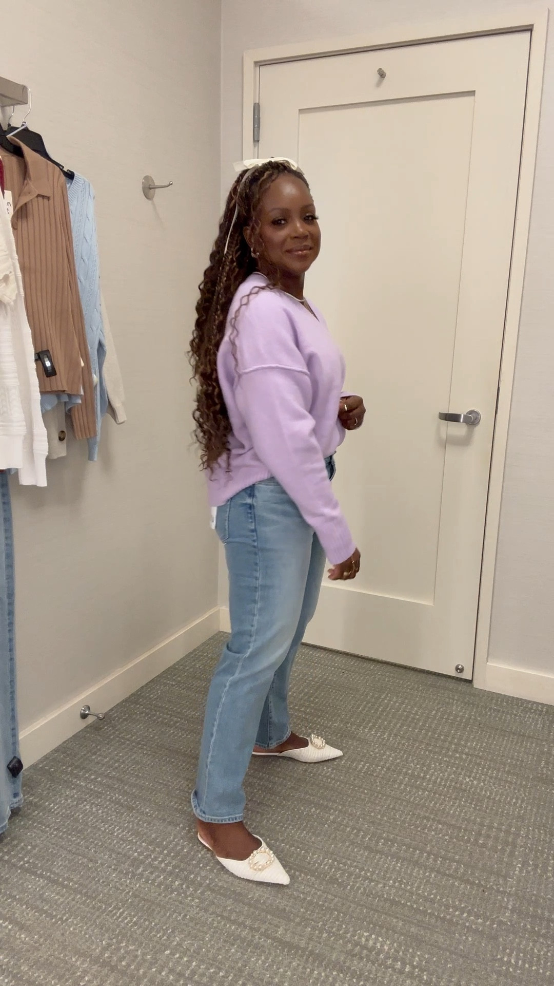Found the perfect casual-chic combo during the #NordstromAnniversarySale. This lavender sweater + comfy denim duo is giving curvy, petite-friendly, and effortlessly stylish. I’m all about jeans that feel good and look good—and these are it! Wearing medium in top and size 29 in jeanss

#NSale #NordstromSaleFinds #PetiteStyle #CurvyStyle #OOTD #FallStylePrep #Kikistyles101 #TryOnHaul #AffordableFashion

#LTKSaleAlert #LTKPetite #LTKStyleTip