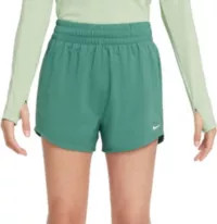 Nike Girls' Dri-FIT One High-Waisted Woven Training Shorts | Dick's Sporting Goods