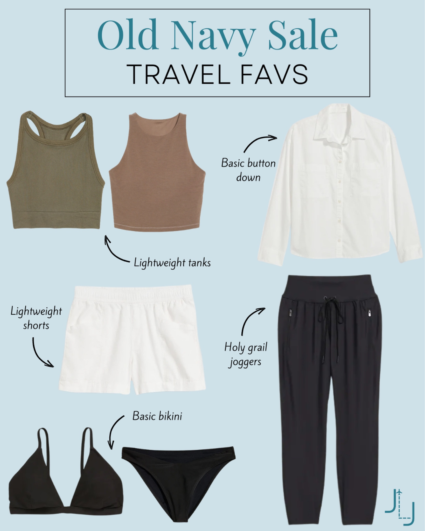Shop 40% off my travel favorites at Old Navy! It’s all about the basics 🙌🏼🙌🏼 

#LTKunder50 #LTKtravel #LTKsalealert
