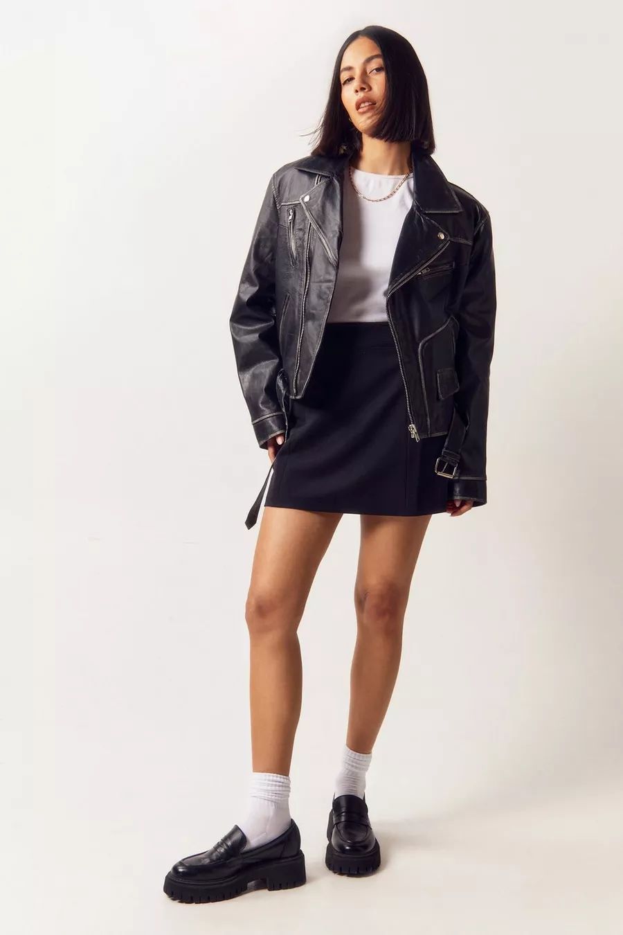 Tailored Seam Detail Mini Skirt | Nasty Gal US