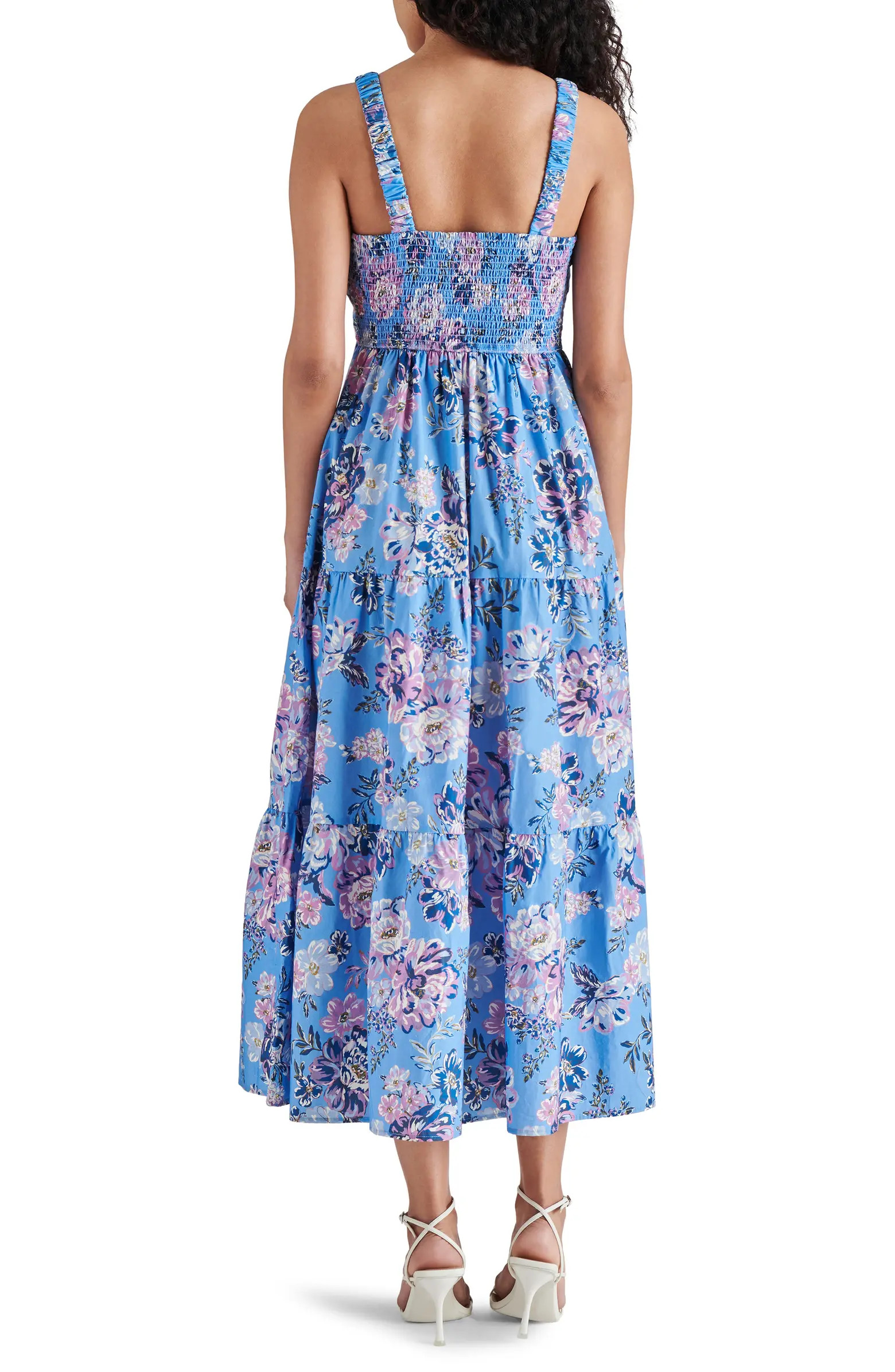 Steve Madden Eliora Floral Tiered Cotton Sundress | Nordstrom | Nordstrom