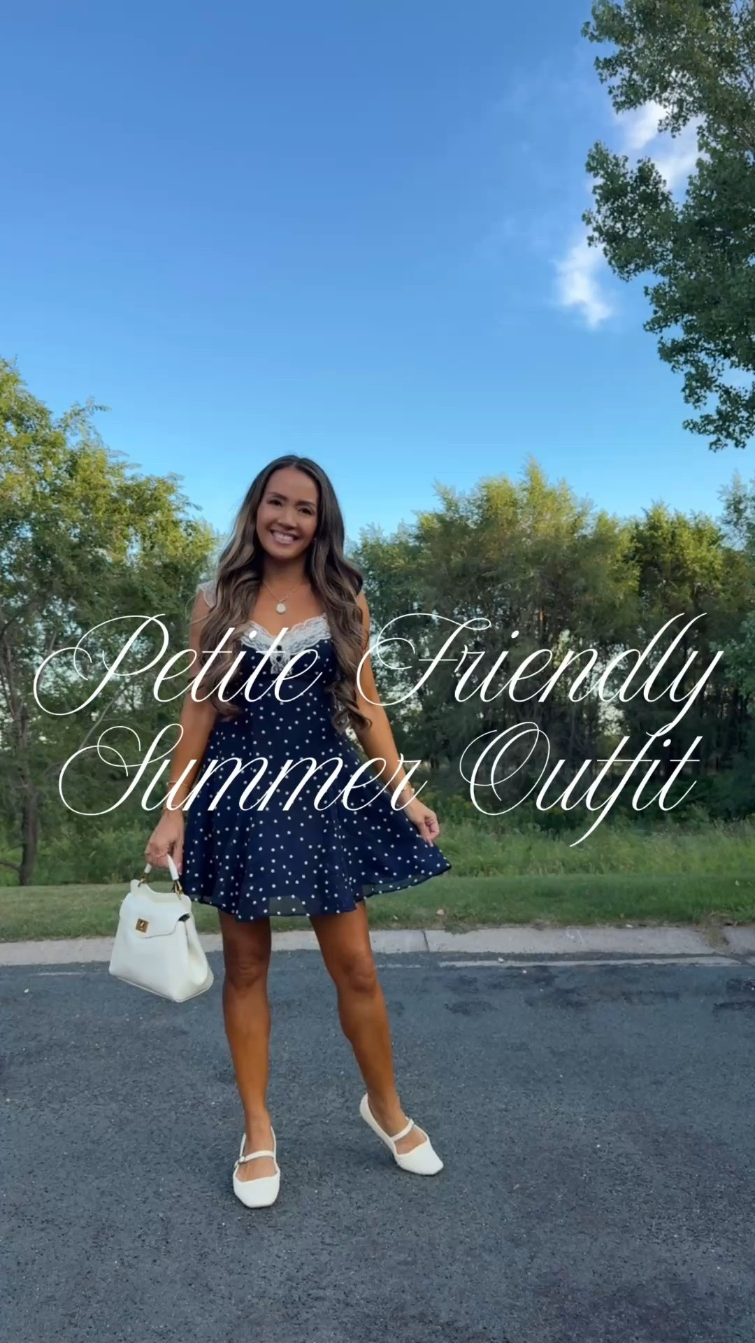 Obsessed with this Polka dot bra free lace dress! 

The straps are adjustable and petite friendly! On sale for under $50! 

Wearing size xxsp

#LTKTravel #LTKSaleAlert #LTKPetite