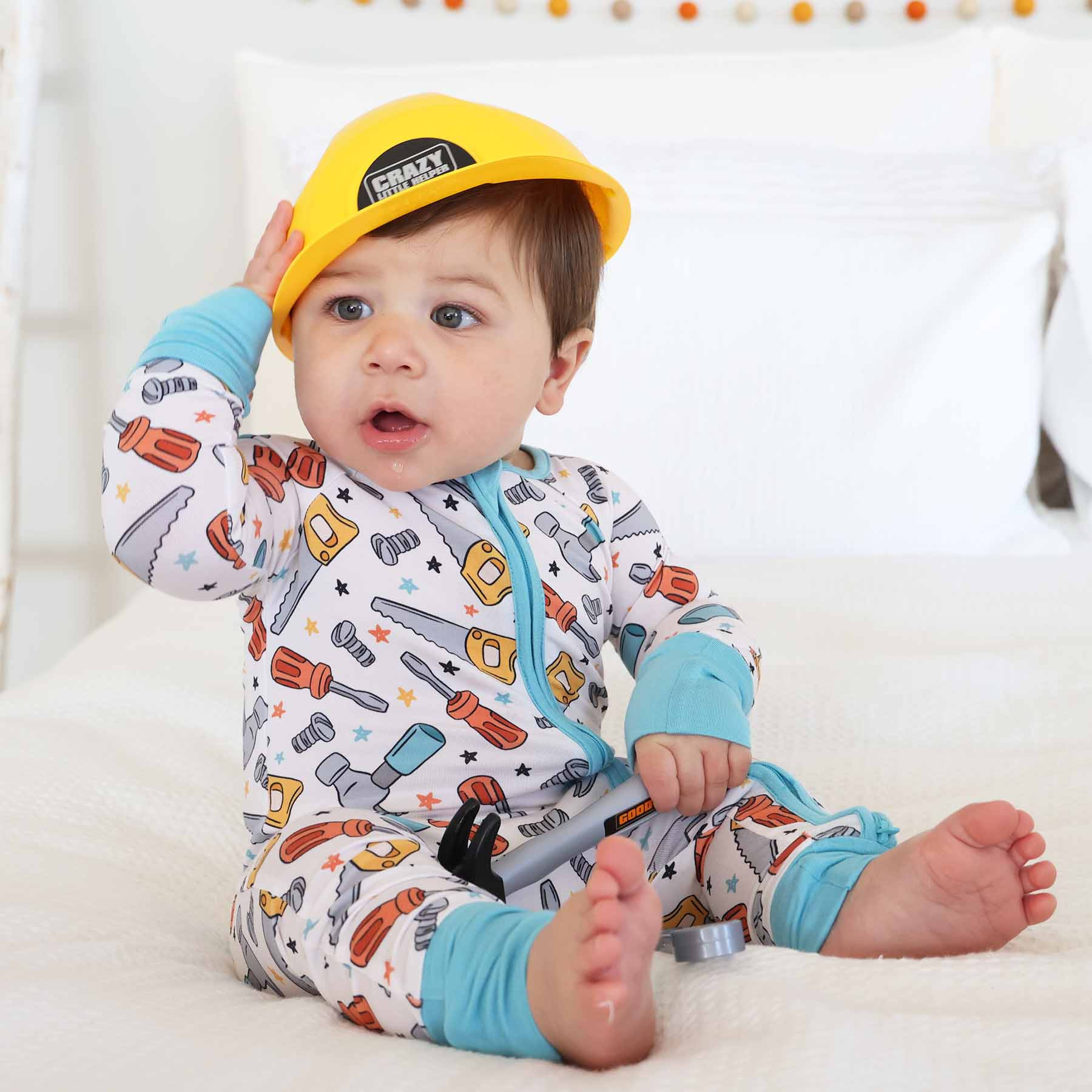 Hammer Time Convertible Zip Romper | Caden Lane