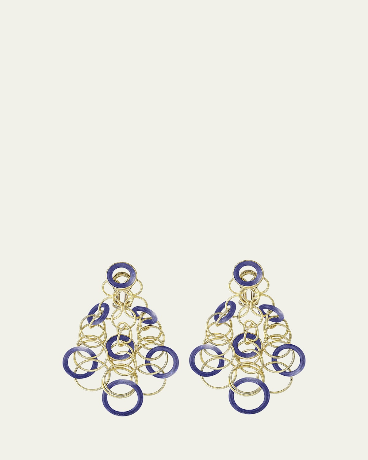 Hawaii Color 18K Yellow Gold Lapis Lazuli Earrings, 7cm | Bergdorf Goodman