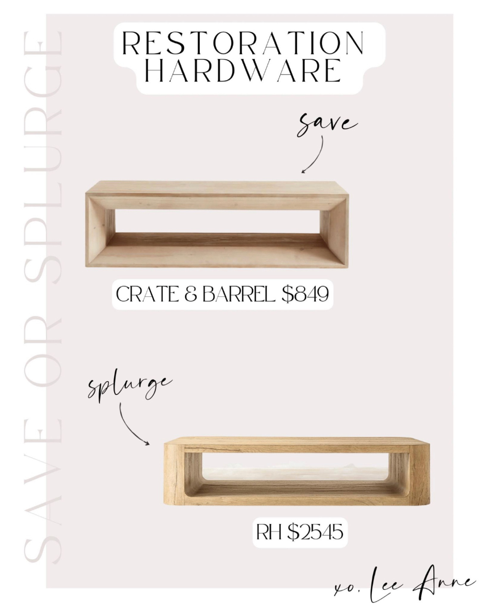 Look for less Restoration Hardware! 

#LTKsalealert #LTKhome #LTKunder100