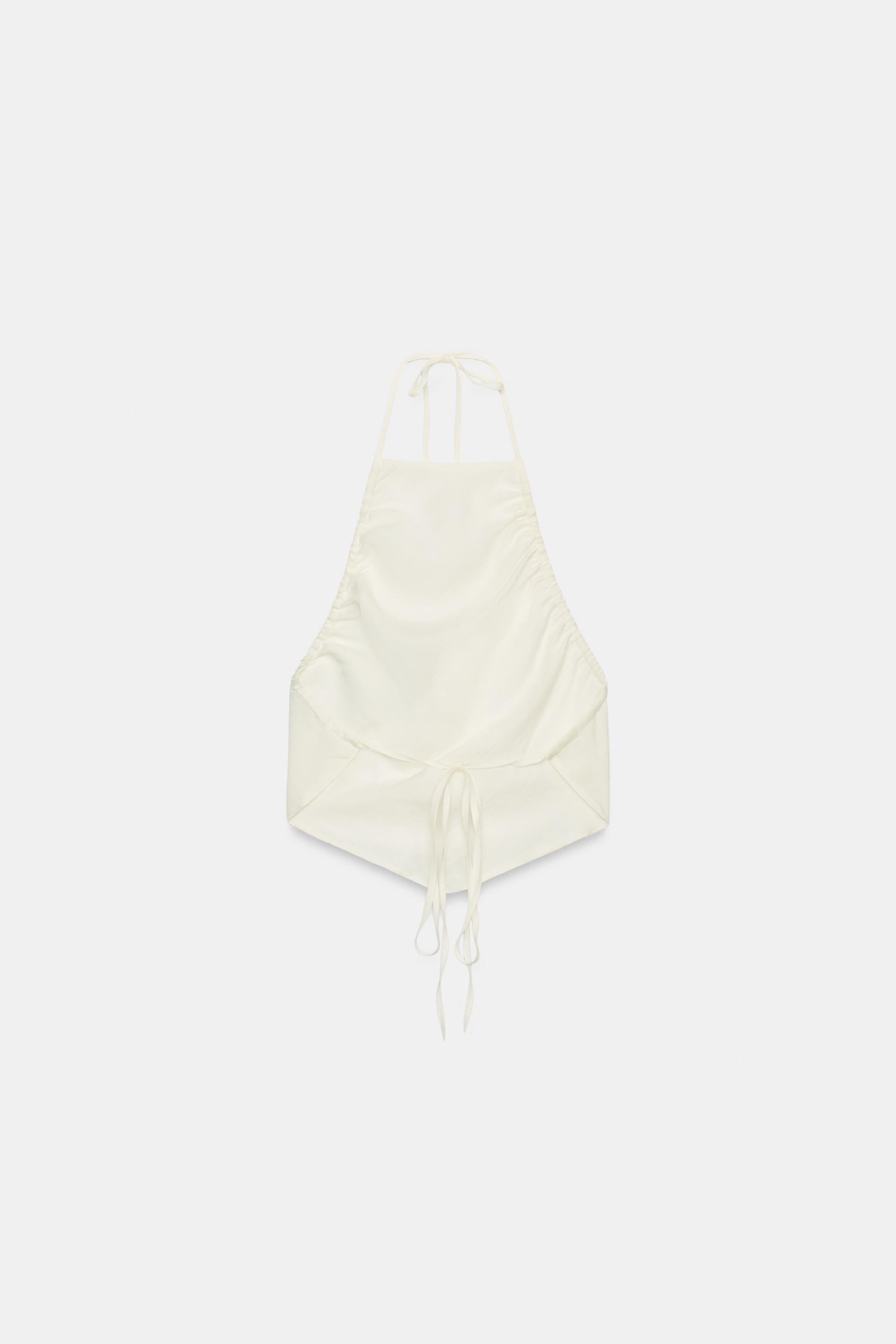 RUCHED HALTER TOP | Zara US