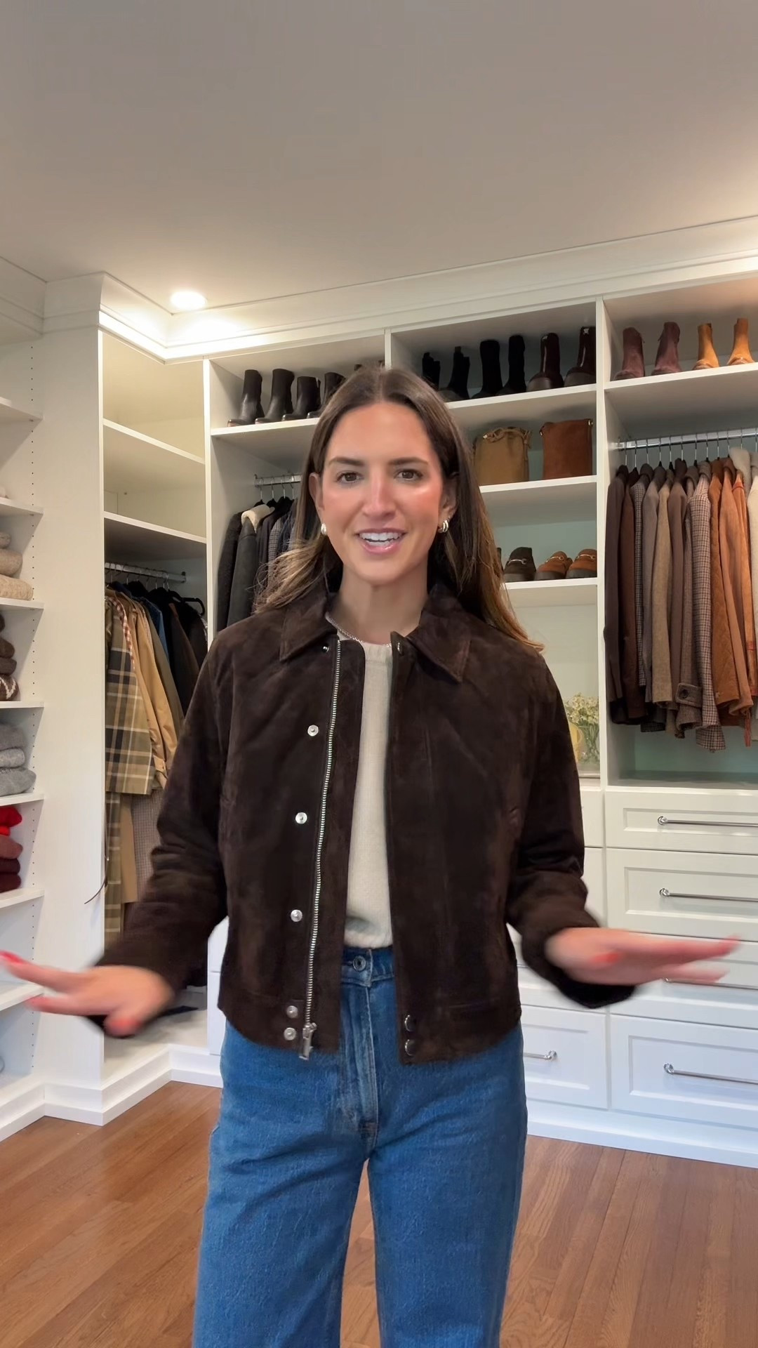 Size small
Suede jacket 
Zara find 
Fall trends 

#LTKSeasonal #LTKStyleTip