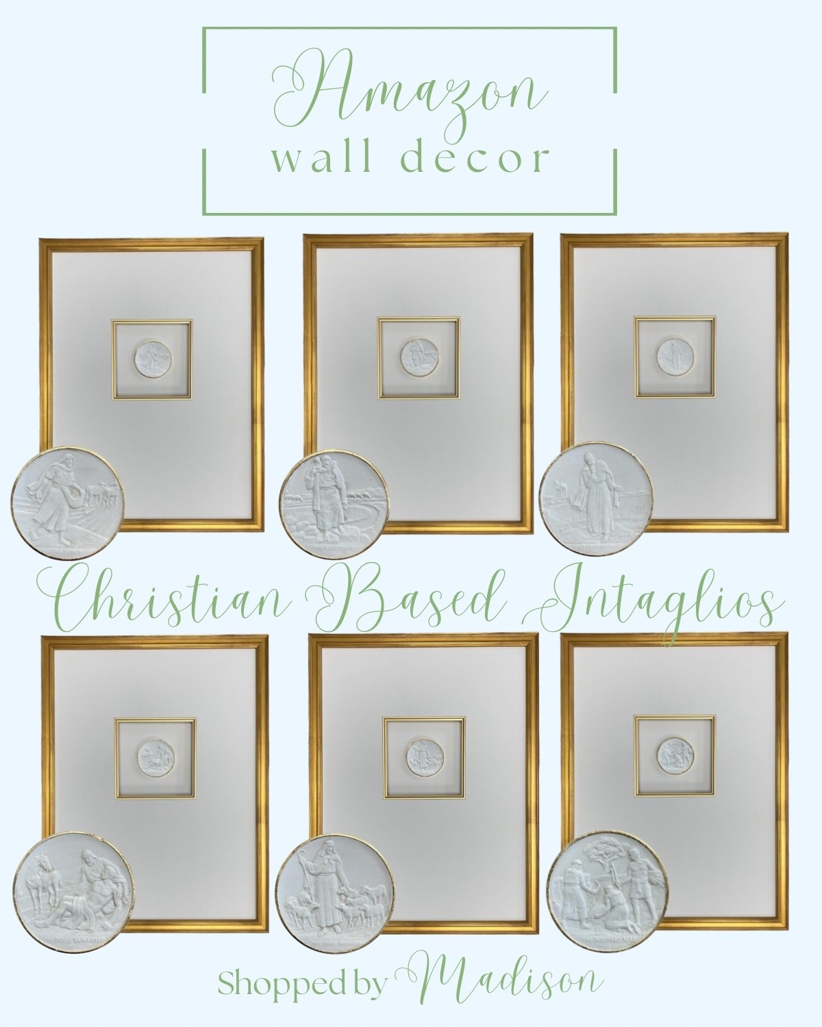 Amazon home decor finds, Christian base intaglios 

#LTKHome #LTKSeasonal