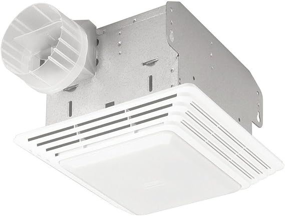 Broan-Nutone 678 Ventilation Fan and Light Combo for Bathroom and Home, 100 Watts, 50 CFM | Amazon (US)