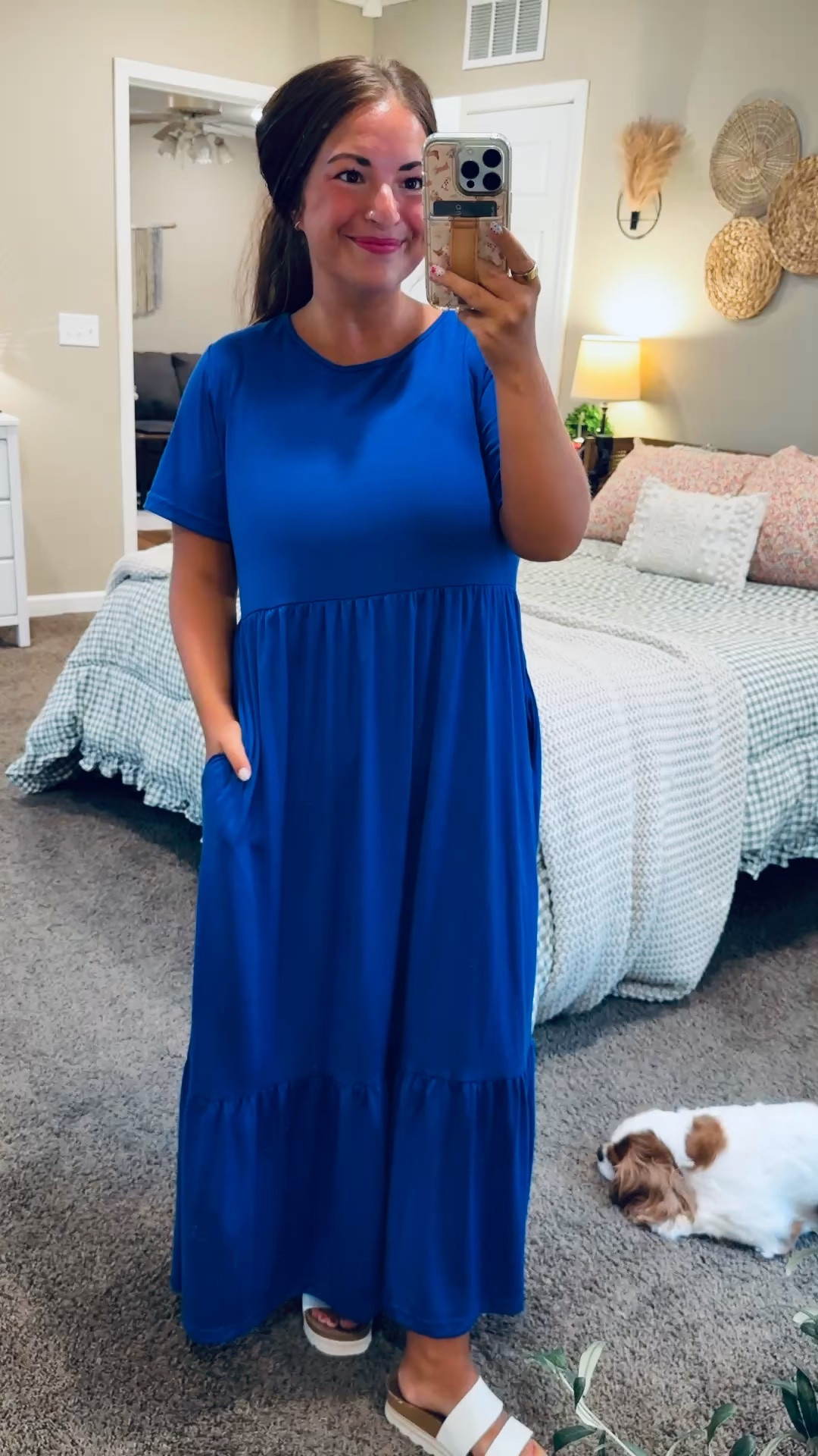 An easy one-and-done look for the classroom! 💙 This Amazon maxi dress is soft, comfortable, and has pockets—perfect for staying polished while tackling a busy school day! 📚✏️🍎


sandals: fit true to size // wearing a 5
dress: fits true to size // wearing a large 

 #LTKootd #LTKMidsize #LTKWorkwear