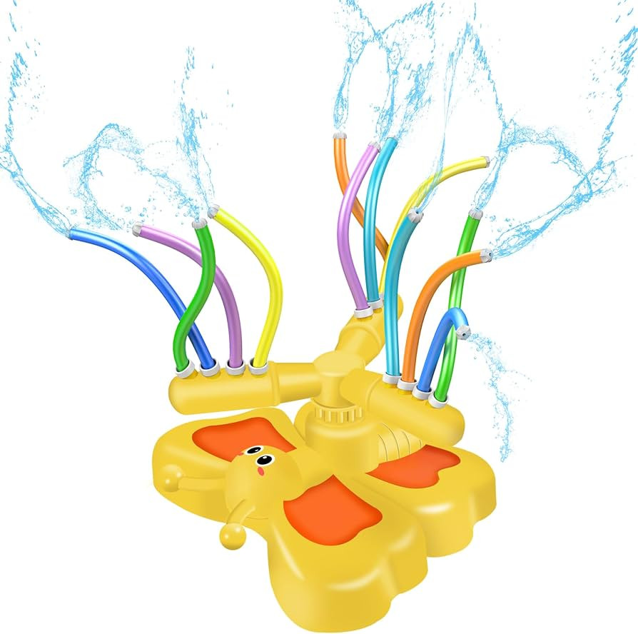 Water Sprinkler for Kids - Toddler Outdoor Toys - Summer Splash Fun Activities Outside Toys for K... | Amazon (US)