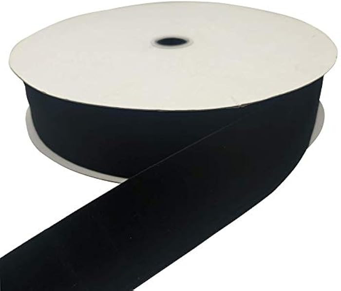 10 Yards Velvet Ribbon Spool Available in Many Colors (Black, 2") | Amazon (US)