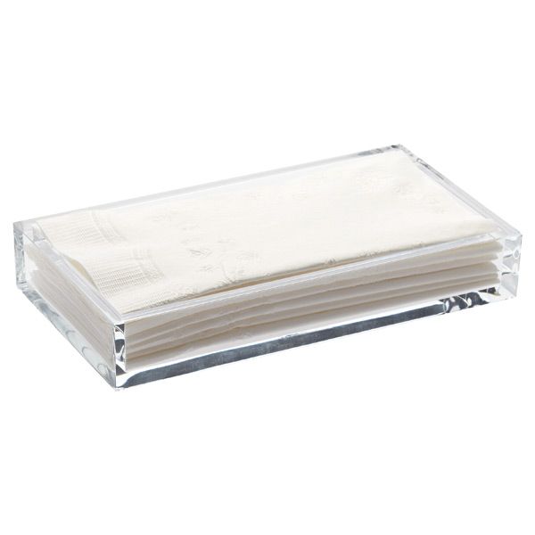 Acrylic Guest Towel Tray | The Container Store