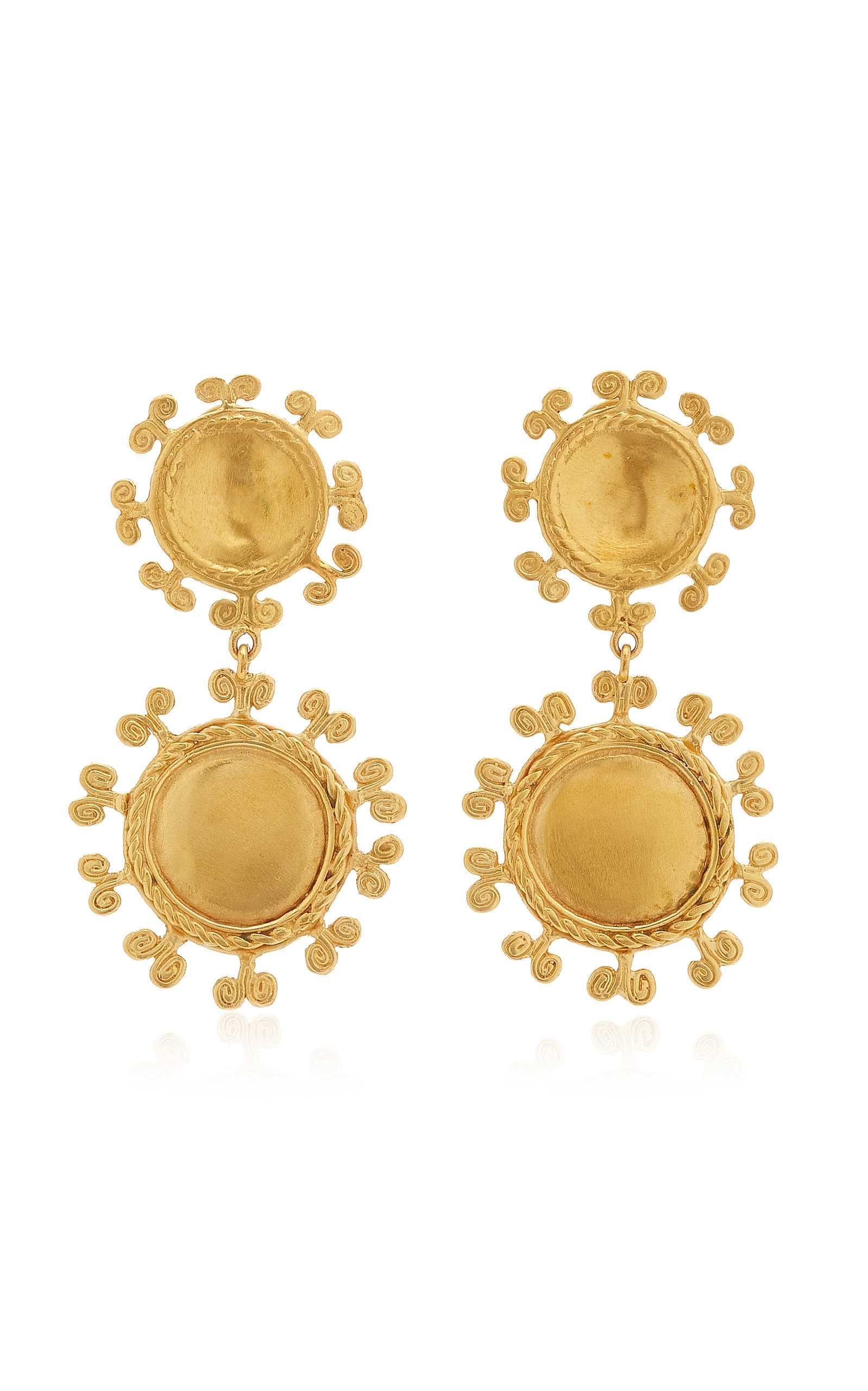 Sue Doble 24K Gold-Plated Earrings | Moda Operandi (Global)