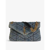 Loulou medium denim shoulder bag | Selfridges