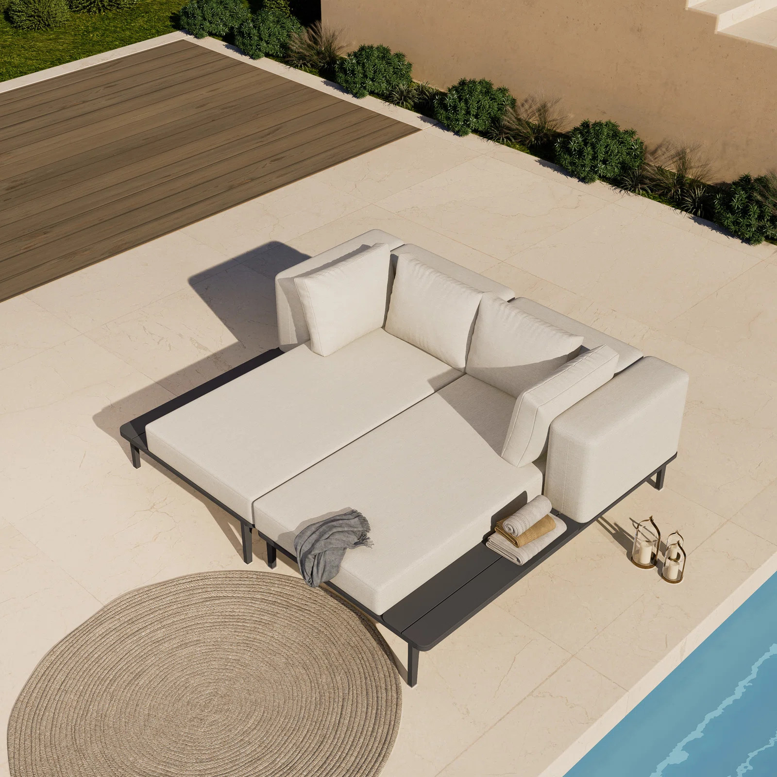 Filmore 4 - Person Patio Conversation Set with Cushions | Joss & Main
