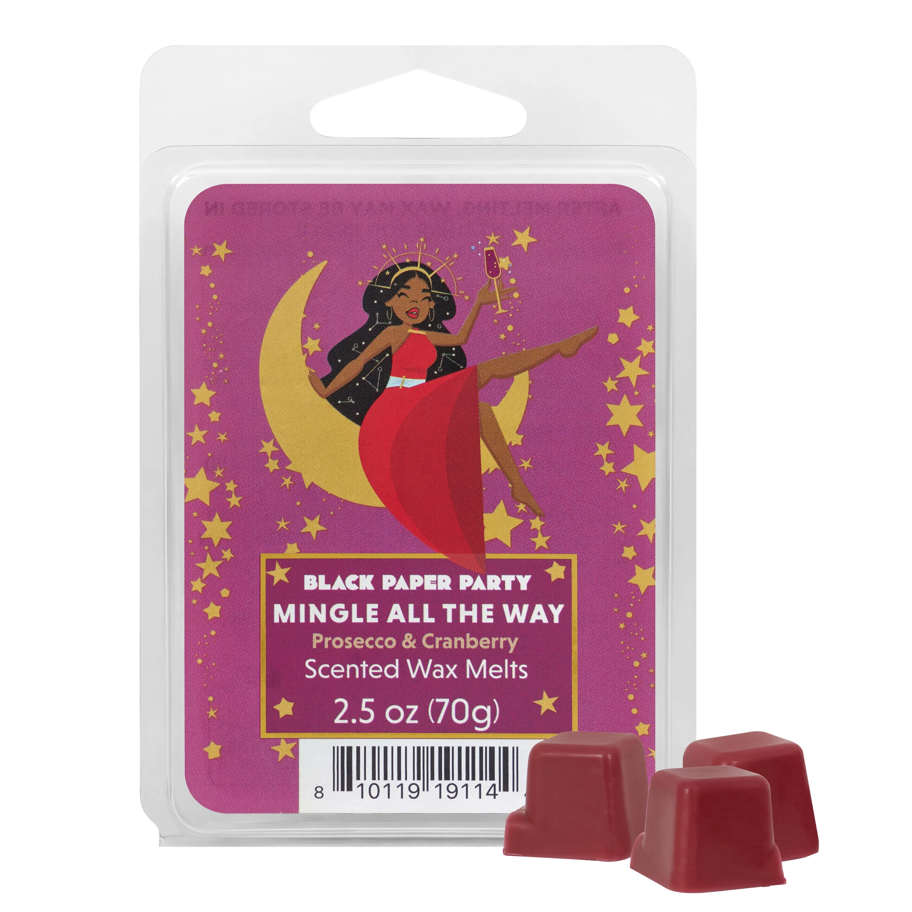 Black Paper Party Christmas Wax Melt, Mingle All The Way Scent, 2.5 oz 6 count | Walmart (US)