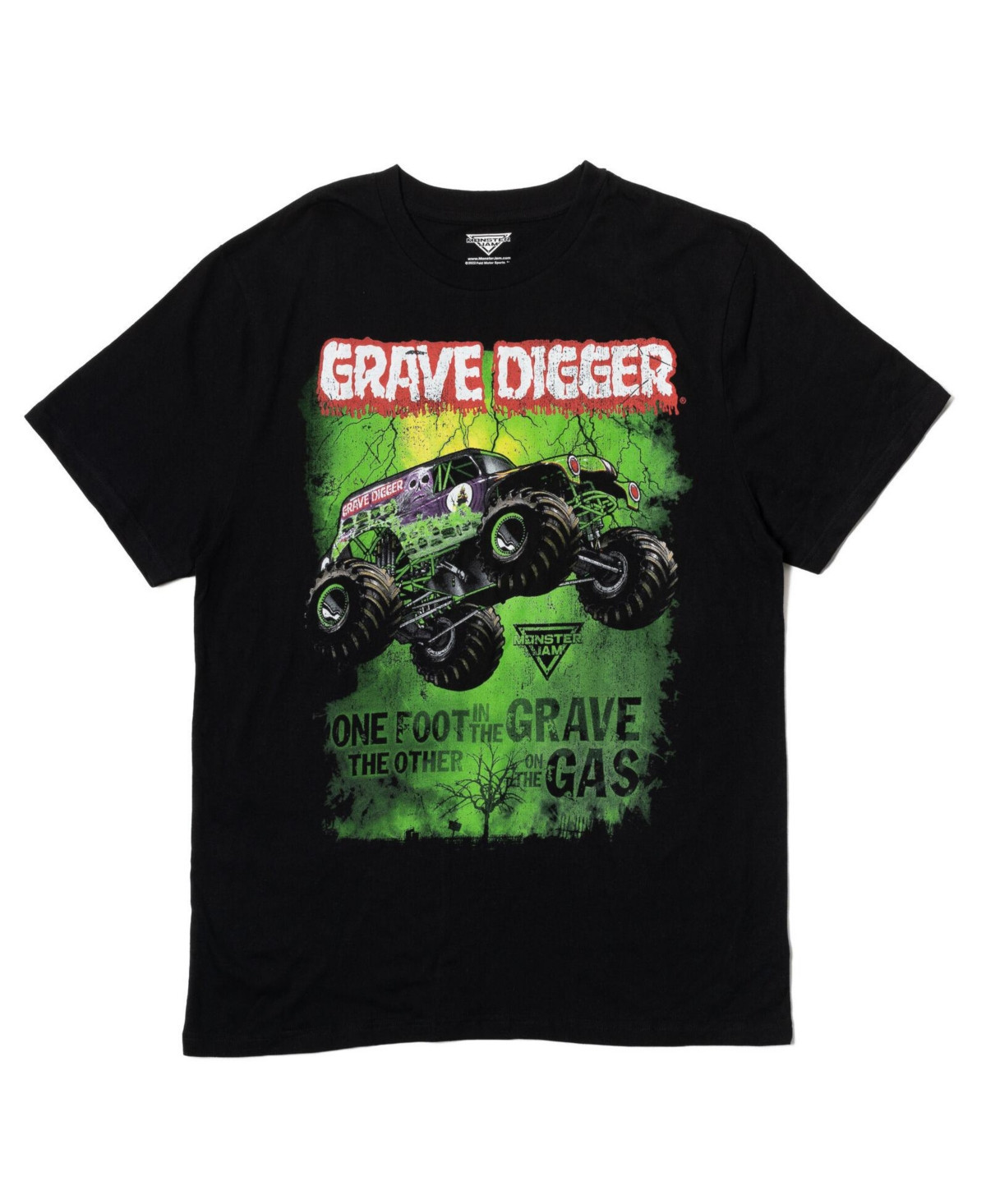 Monster Jam Boys T-Shirt - Grave digger black | Macy's