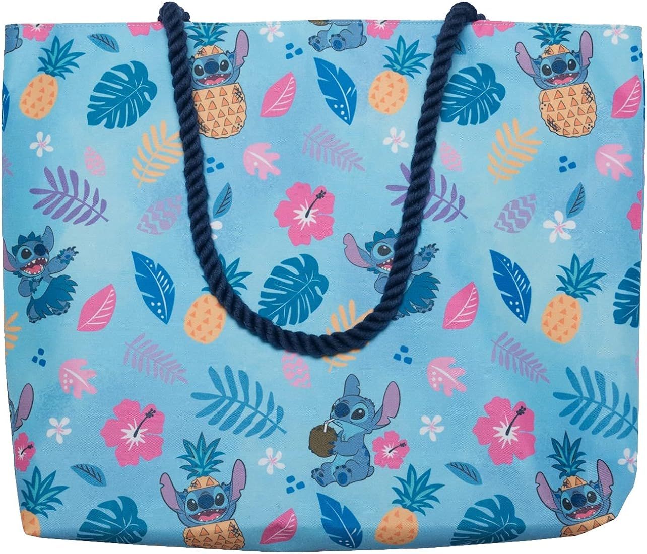Disney Tote Lilo and Stitch Hawaiian Beach Print Travel Bag | Amazon (US)