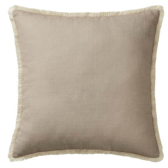 My Texas House Tan Fringe 18" x 18" Outdoor Pillow | Walmart (US)