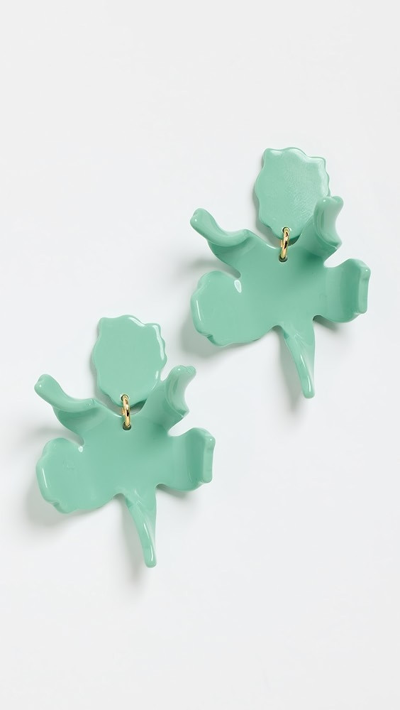 Lele Sadoughi Small Paper Lily Earrings | Shopbop | Shopbop