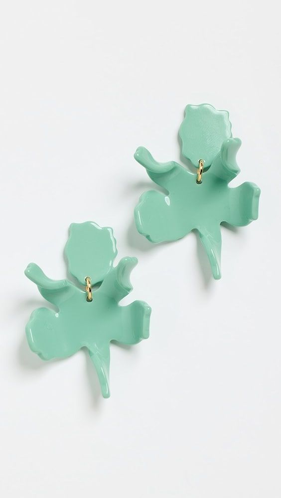 Lele Sadoughi Small Paper Lily Earrings | Shopbop | Shopbop